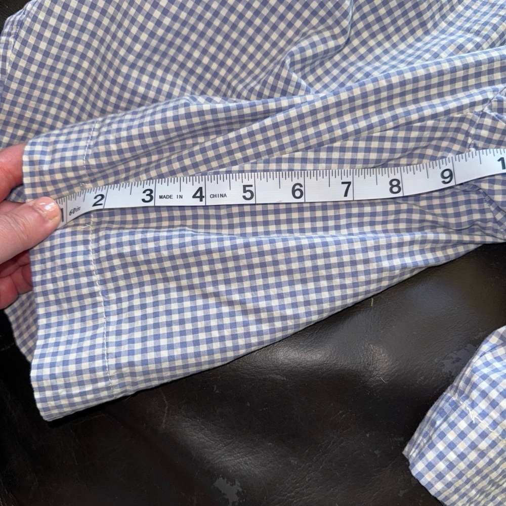 Ralph Lauren-Light Blue Checked Searsucker Shorts-Preppy-Men Size 36-orig $89 - Picture 5 of 5